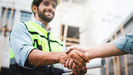 iStock Builder handshake trust 500px