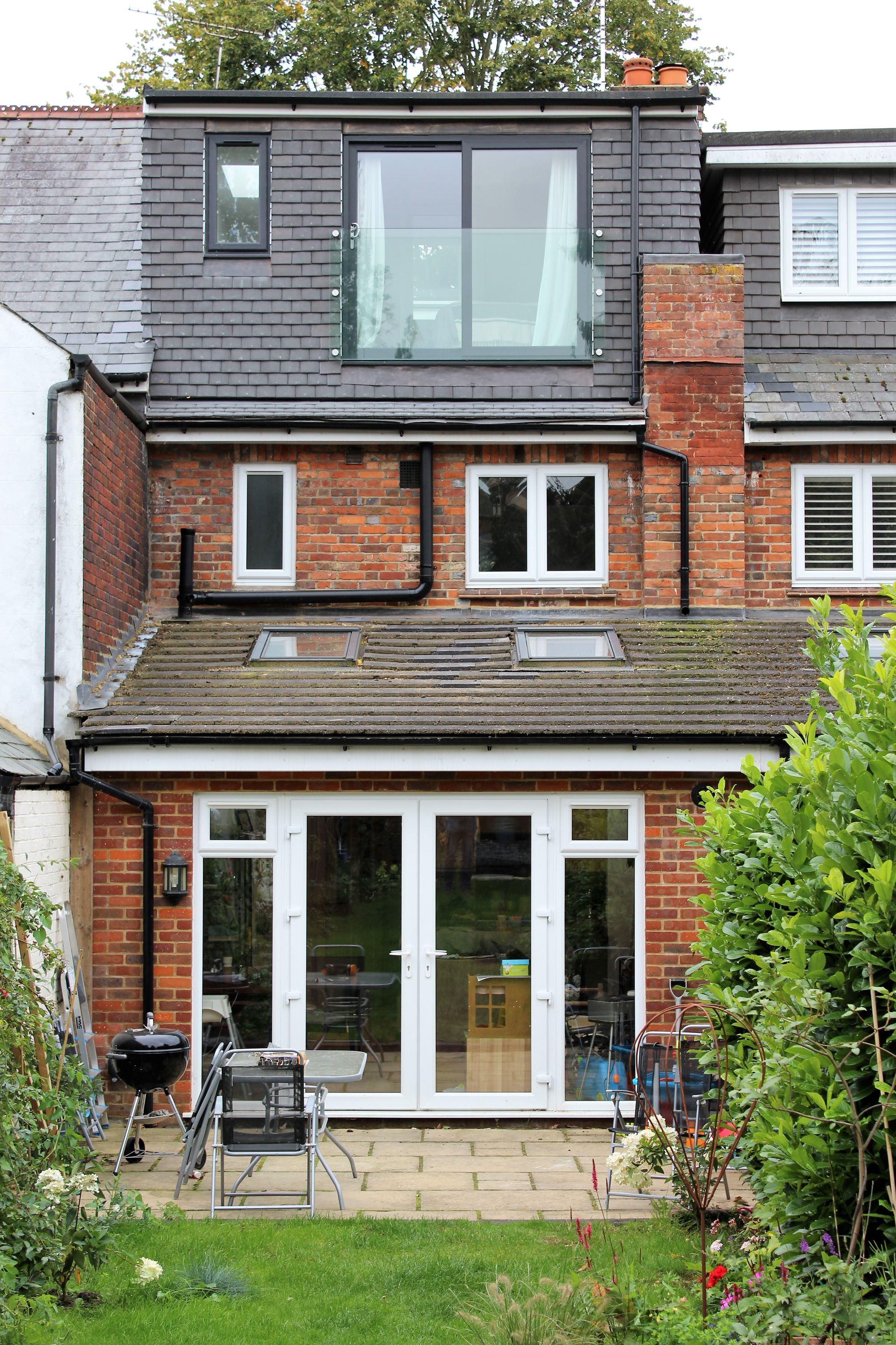 Terraced property extended twice